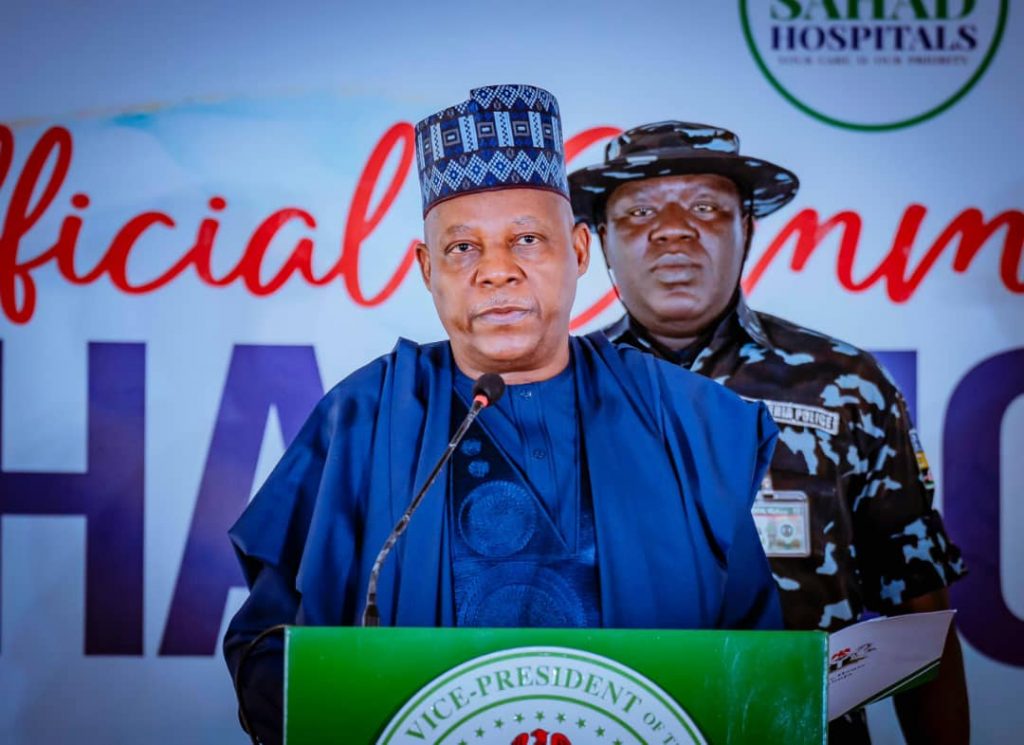 Shettima tasks lawmakers on legislation to improve nutrition