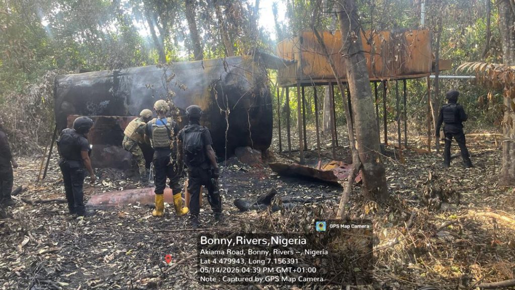 Navy dismantles illegal refinery, arrests seven in Ondo communities