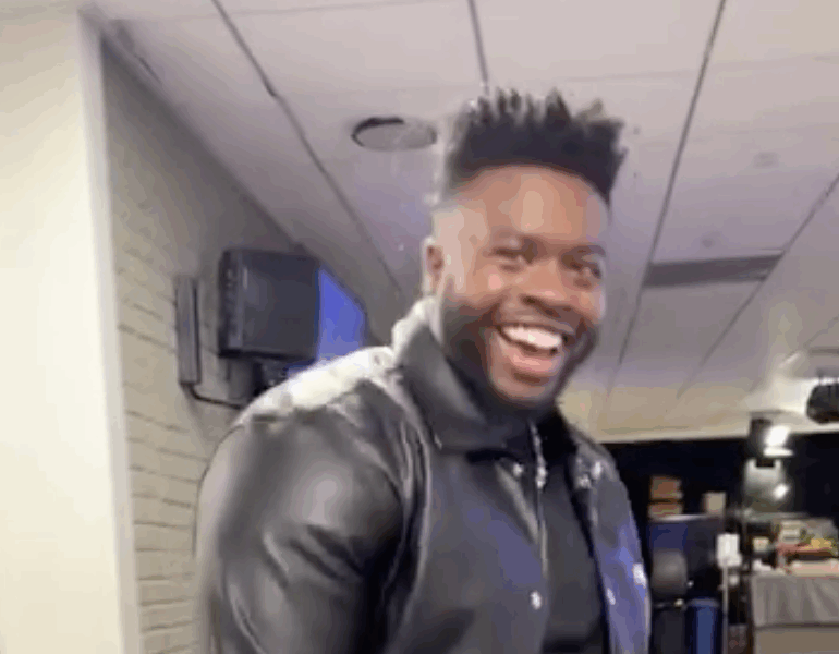 Watch Kevin Olusola Dance Through the Spirit Tunnel with Nigerian Pride & a Big Smile