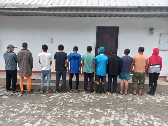 Seven Chinese, four Nigerians arrested in Akwa Ibom for illegal ilmenite mining