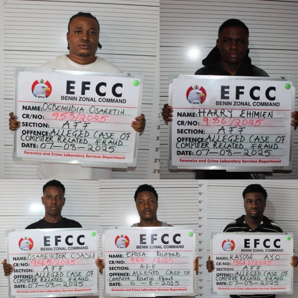Five jailed in Benin for online fraud offences