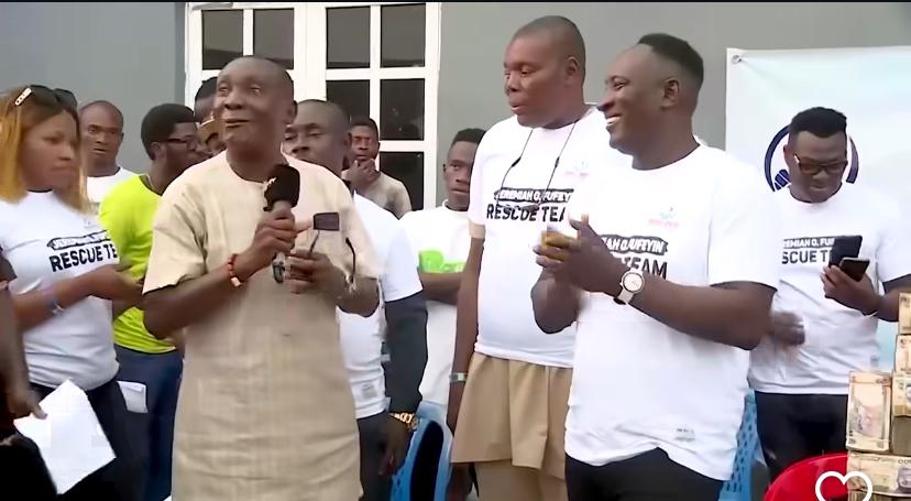 Prophet Fufeyin’s foundation provides relief to Ayakoromo flood victims