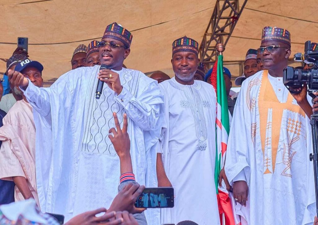 PDP presents flag to candidate for Babura/Garki by-election