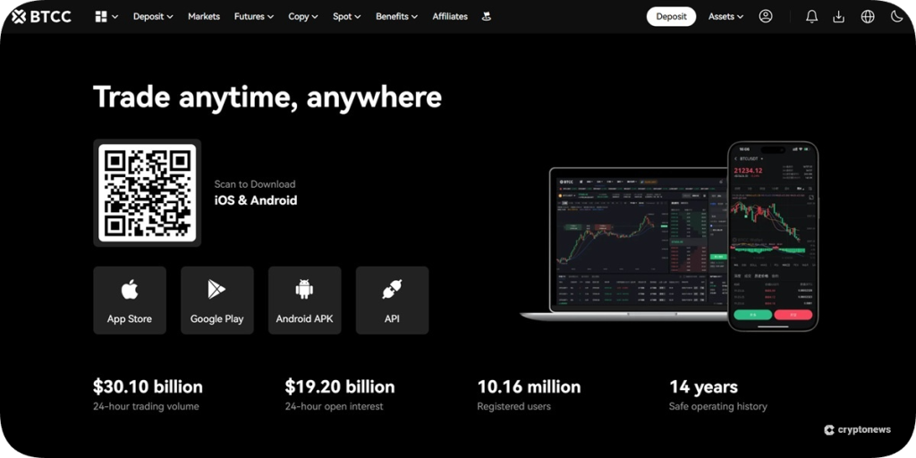 BTCC Unveils 10% Deposit Bonus for 2025 — Earn up to 10,000 USDT on Your First Deposit