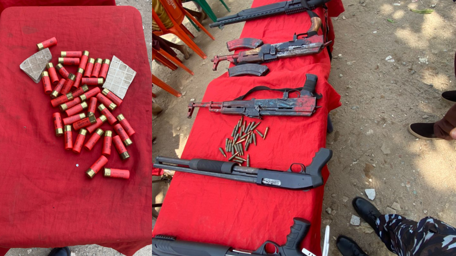 Some arms, ammunition recovered from suspects by police in Imo