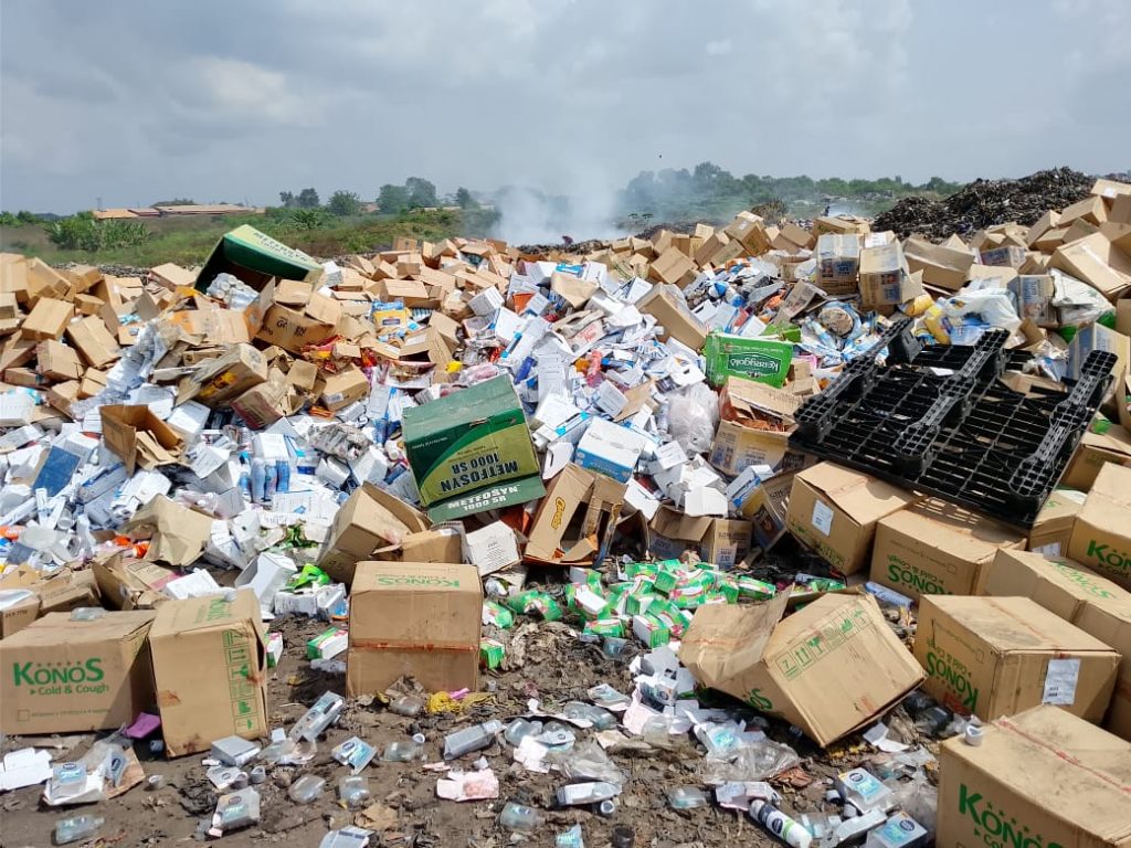 NAFDAC destroys over N55 billion worth of fake, expired drugs in Oyo