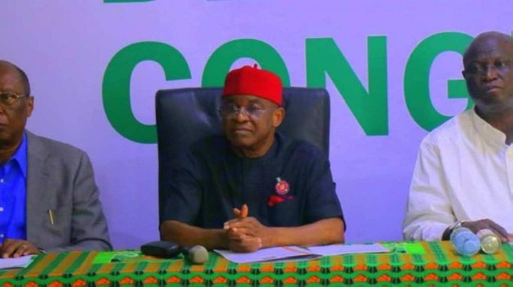 ADC appoints Nwosu, Ihedioha, Abaribe, others to review constitution