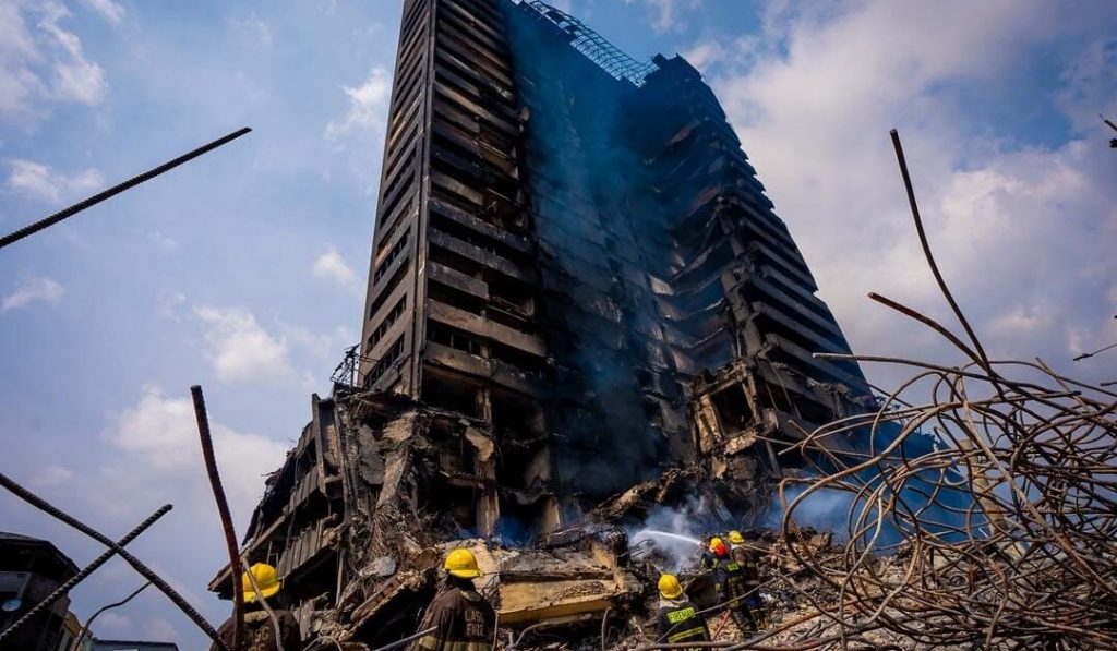 Sanwo-Olu Orders GNI Building Demolition After Fatal Fire