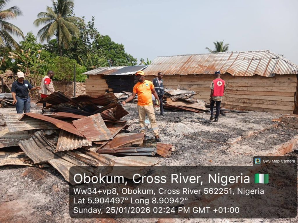 Victims seek govt support as NEMA assesses fire damage in Cross River