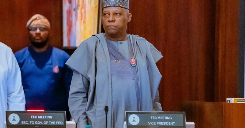 Shettima presides over National Economic Council meeting