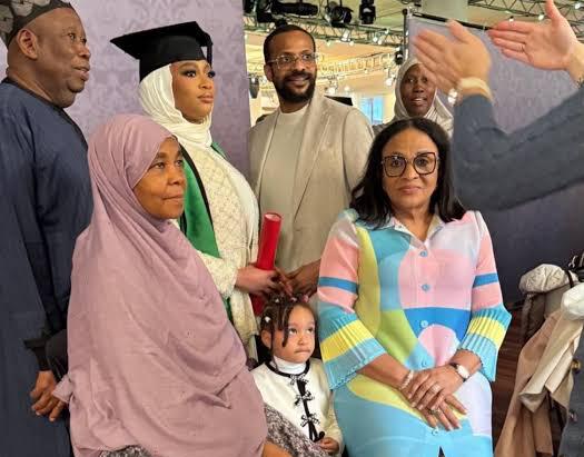 Ganduje celebrates daughter’s King’s College graduation