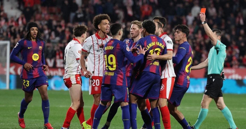 Barca suffer title blow in 2-1 Girona derby defeat