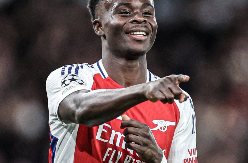 Saka scores as Arsenal edge Brighton 1-0 in Premier League