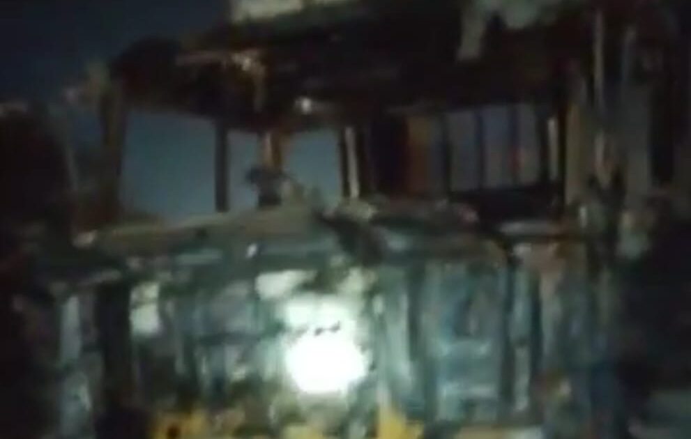 Truck Fire on Otedola Bridge in Lagos; Driver Escapes