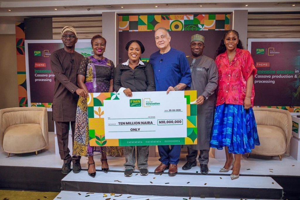 Female entrepreneur wins FMN N10m prize for cassava innovation