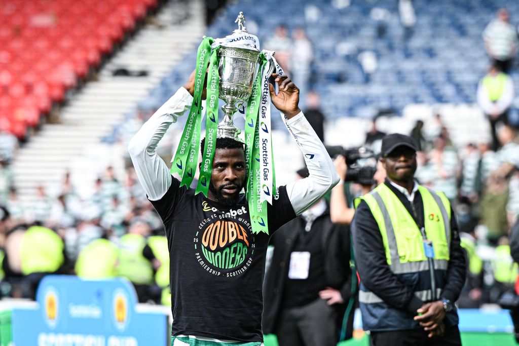 ‘Kelz Baba’ – Super Eagles stars reacts to Iheanacho’s domestic double with Celtic