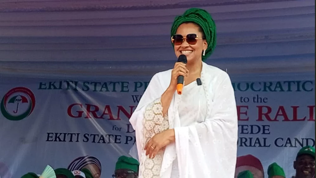 Senator Natasha rallies support for Oluyede, describes PDP candidate as best choice for Ekiti