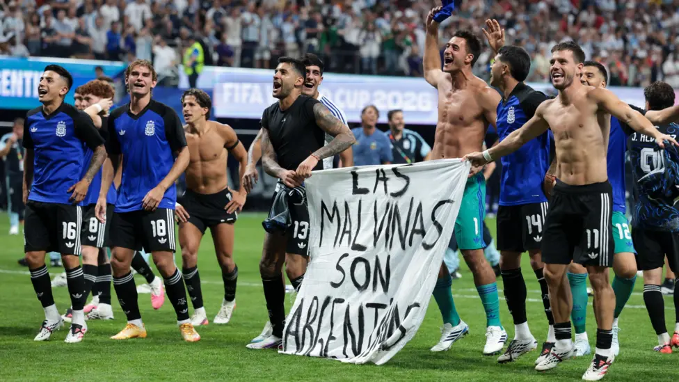 Argentina face FIFA sanction over Falklands banner