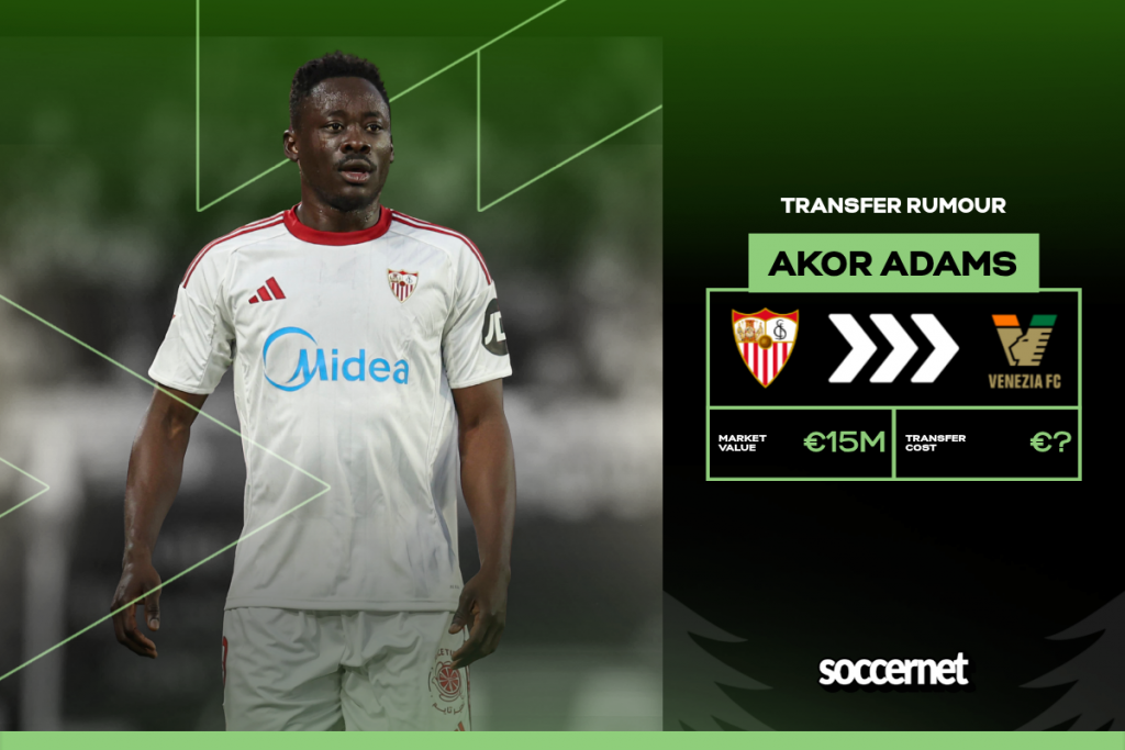 Transfer news: Venezia gain breakthrough in Akor Adams pursuit, as Marseille interest fades