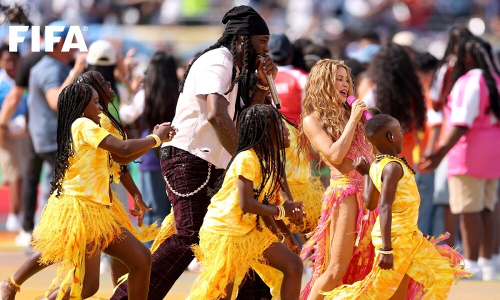 Watch Burna Boy, Shakira & the Ghetto Kids Perform ‘Dai Dai’ at the FIFA World Cup Final Halftime Show