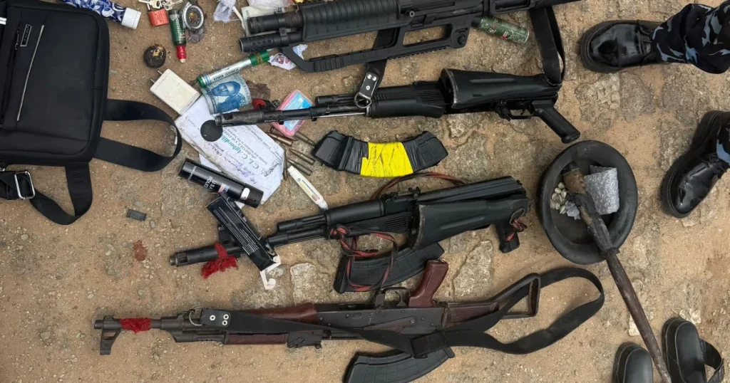 Police intercept two vehicles with illegal arms in Anambra, arrest nine