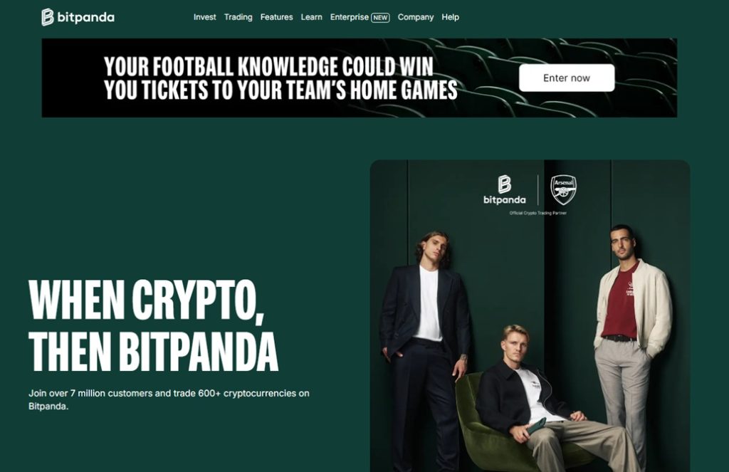 Bitpanda Offers Football Fans Chance to Win Tickets to Every Home Game With €50 Investment