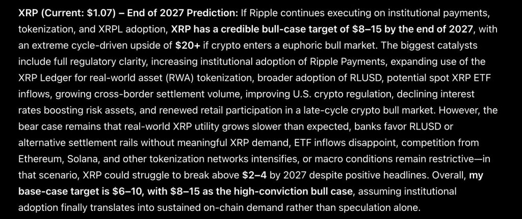 Sam Altman ChatGPT AI Predicts a Historic XRP Price Move Before End of 2026