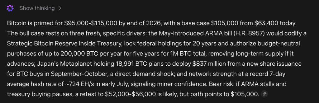 Mark Zuckerberg Meta AI Predicts Bitcoin Price by The End of 2026