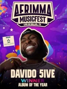 Full list of AFRIMMA 2026 winners as Davido, Tems shine