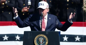 US TV networks halt Trump coverage over media ban
