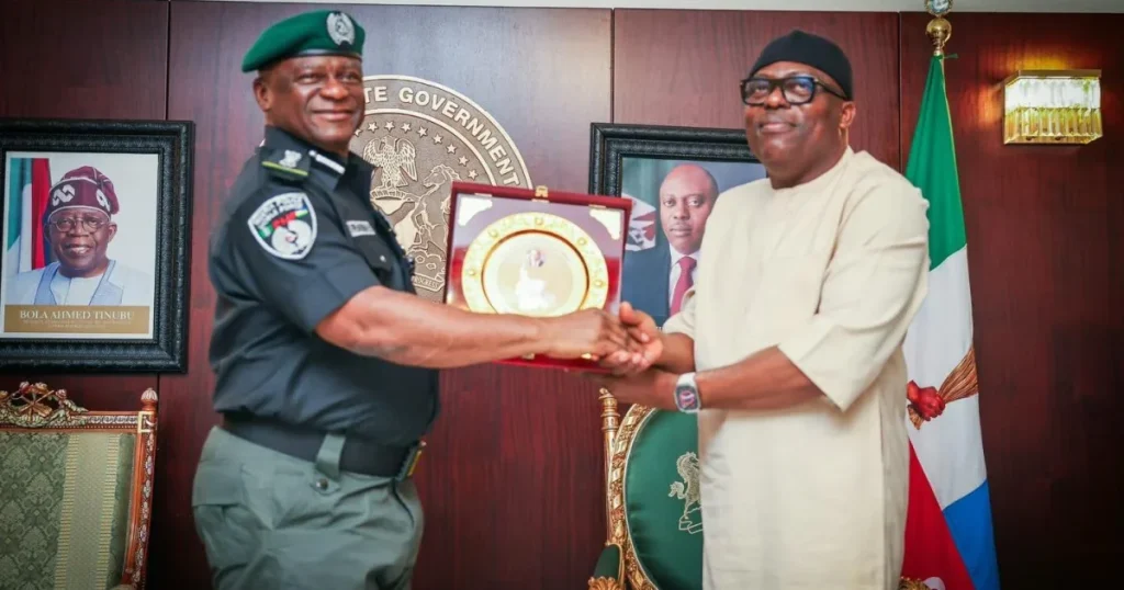 IG visits Fubara, pledges stronger police support in Rivers